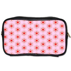 Texture Star Backgrounds Pink Toiletries Bag (two Sides) by HermanTelo