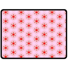 Texture Star Backgrounds Pink Double Sided Fleece Blanket (large) 