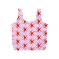 Texture Star Backgrounds Pink Full Print Recycle Bag (s)