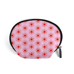 Texture Star Backgrounds Pink Accessory Pouch (small)