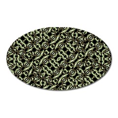 Modern Abstract Camouflage Patttern Oval Magnet by dflcprintsclothing