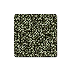 Modern Abstract Camouflage Patttern Square Magnet by dflcprintsclothing