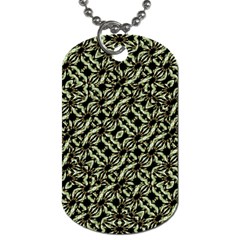 Modern Abstract Camouflage Patttern Dog Tag (one Side) by dflcprintsclothing