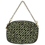 Modern Abstract Camouflage Patttern Chain Purse (Two Sides) Front