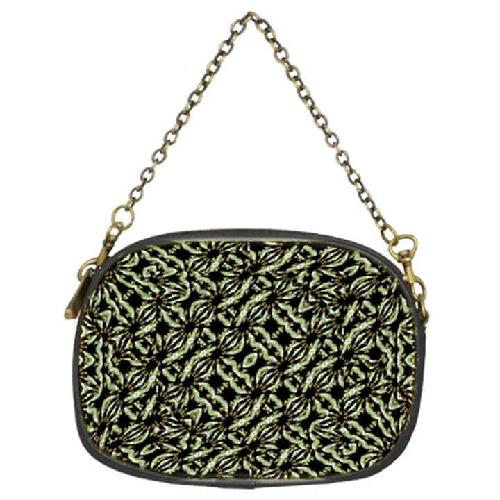 Modern Abstract Camouflage Patttern Chain Purse (Two Sides)