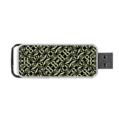 Modern Abstract Camouflage Patttern Portable Usb Flash (two Sides) by dflcprintsclothing