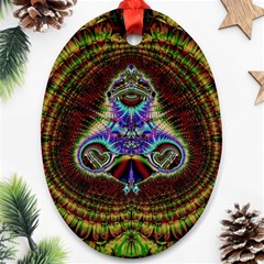 Art Artwork Fractal Digital Art Pattern Ornament (oval) by Pakrebo