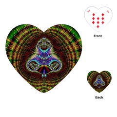 Art Artwork Fractal Digital Art Pattern Playing Cards Single Design (heart) by Pakrebo