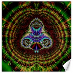 Art Artwork Fractal Digital Art Pattern Canvas 16  X 16  by Pakrebo