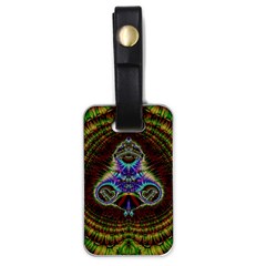 Art Artwork Fractal Digital Art Pattern Luggage Tag (one Side) by Pakrebo