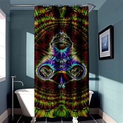 Art Artwork Fractal Digital Art Pattern Shower Curtain 36  X 72  (stall)  by Pakrebo