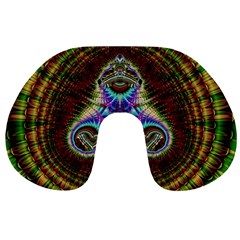 Art Artwork Fractal Digital Art Pattern Travel Neck Pillow by Pakrebo