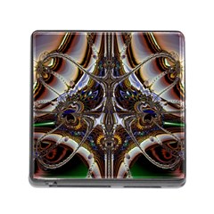 Abstract Art Artwork Fractal Design Memory Card Reader (square 5 Slot) by Pakrebo