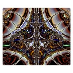 Abstract Art Artwork Fractal Design Double Sided Flano Blanket (small)  by Pakrebo