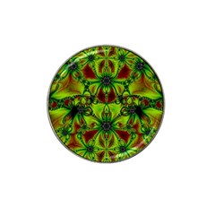 Abstract Art Fractal Artwork Hat Clip Ball Marker by Pakrebo