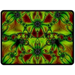 Abstract Art Fractal Artwork Double Sided Fleece Blanket (large)  by Pakrebo