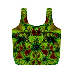 Abstract Art Fractal Artwork Full Print Recycle Bag (m) by Pakrebo