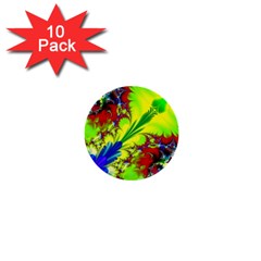 Abstract Art Art Design Modern Art 1  Mini Buttons (10 Pack)  by Pakrebo