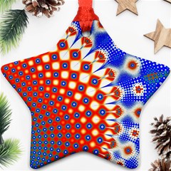 Digital Arts Fractals Futuristic Star Ornament (two Sides) by Pakrebo