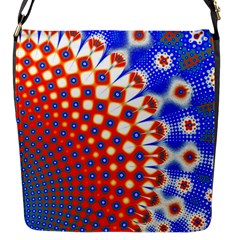 Digital Arts Fractals Futuristic Flap Closure Messenger Bag (s) by Pakrebo