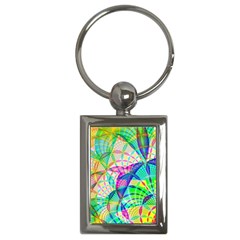 Design Background Concept Fractal Key Chain (rectangle) by Pakrebo