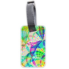 Design Background Concept Fractal Luggage Tag (two Sides) by Pakrebo