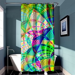 Design Background Concept Fractal Shower Curtain 36  X 72  (stall)  by Pakrebo