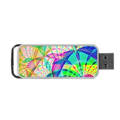 Design Background Concept Fractal Portable Usb Flash (one Side) by Pakrebo