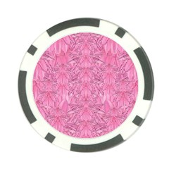 Flowers Decorative Ornate Color Poker Chip Card Guard (10 Pack) by pepitasart