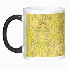 Flowers Decorative Ornate Color Yellow Morph Mugs by pepitasart