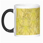 Flowers Decorative Ornate Color Yellow Morph Mugs Left