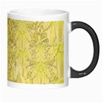 Flowers Decorative Ornate Color Yellow Morph Mugs Right