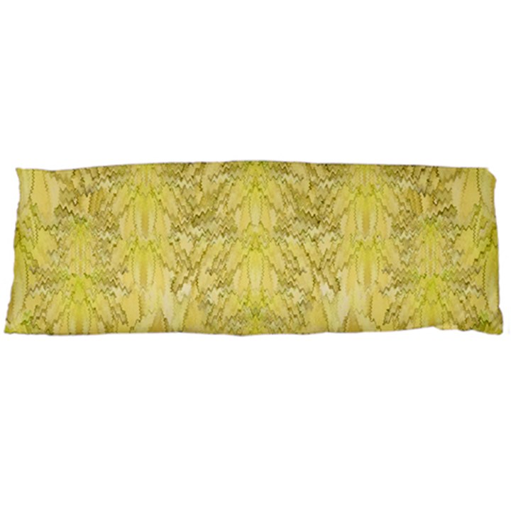 Flowers Decorative Ornate Color Yellow Body Pillow Case (Dakimakura)