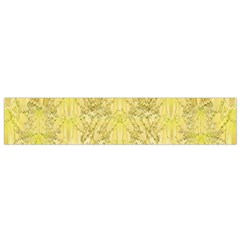 Flowers Decorative Ornate Color Yellow Small Flano Scarf by pepitasart