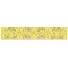 Flowers Decorative Ornate Color Yellow Large Flano Scarf  by pepitasart