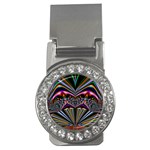 Abstract Art Artwork Fractal Design Money Clips (CZ)  Front