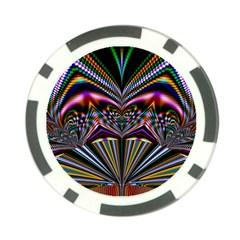 Abstract Art Artwork Fractal Design Poker Chip Card Guard by Pakrebo