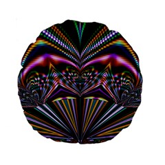 Abstract Art Artwork Fractal Design Standard 15  Premium Round Cushions