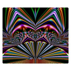 Abstract Art Artwork Fractal Design Double Sided Flano Blanket (small)  by Pakrebo