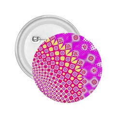 Digital Arts Fractals Futuristic Pink 2.25  Buttons