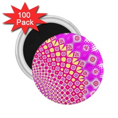 Digital Arts Fractals Futuristic Pink 2.25  Magnets (100 pack) 