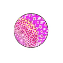 Digital Arts Fractals Futuristic Pink Hat Clip Ball Marker