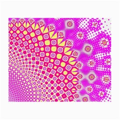 Digital Arts Fractals Futuristic Pink Small Glasses Cloth