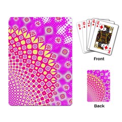 Digital Arts Fractals Futuristic Pink Playing Cards Single Design (Rectangle)