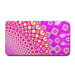 Digital Arts Fractals Futuristic Pink Medium Bar Mats by Pakrebo