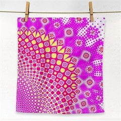 Digital Arts Fractals Futuristic Pink Face Towel