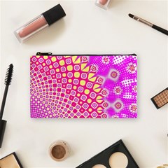 Digital Arts Fractals Futuristic Pink Cosmetic Bag (Small)