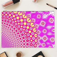 Digital Arts Fractals Futuristic Pink Cosmetic Bag (XXL)