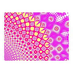 Digital Arts Fractals Futuristic Pink Double Sided Flano Blanket (mini)  by Pakrebo