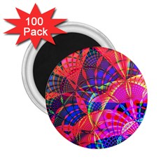 Design Background Concept Fractal 2 25  Magnets (100 Pack)  by Pakrebo